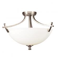 Russell Lighting 318-718/BCH - Tivoli Semi Flush Mount Brushed Chrome