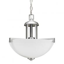 Russell Lighting 329-714D/BCH - Iris Pendants Brushed Chrome