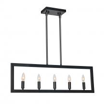 Russell Lighting 477-632/ST/BLK - Carbon Chandeliers Black