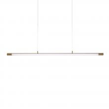 Russell Lighting LP1130/SG - Allure - LED 3CCT Linear Pendant in Soft Gold