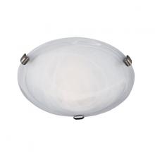 Russell Lighting L341-716/19 - Malibu Flush Mount Brushed Chrome