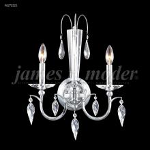 James R Moder 96272S22 - Sculptured Leaf 2 Arm Wall Sconce