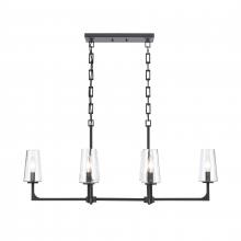 ELK Home 89967/6 - Fitzroy 36'' Wide 6-Light Linear Chandelier - Matte Black