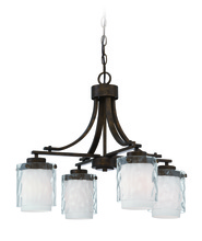 Craftmade 35424-PR - Kenswick 4 Light Down Chandelier in Peruvian Bronze