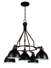 Craftmade 35925-ABZ - Timarron 5 Light Down Chandelier in Aged Bronze Brushed