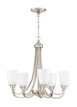 Craftmade 41925-BNK - Grace 5 Light Chandelier in Brushed Polished Nickel