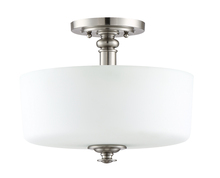 Craftmade 49853-BNK - Dardyn 3 Light Convertible Semi Flush in Brushed Polished Nickel