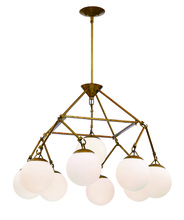 Craftmade 50729-PAB - 9 Light Chandelier