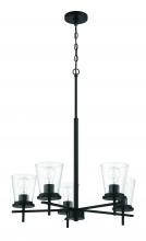 Craftmade 60425-FB - Connell 5 Light Chandelier in Flat Black