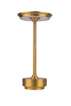 Craftmade 86294GD-TR - Rikki 1 Light LED Rechargeable Lamp in Gold