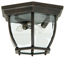 Craftmade Z433-RT - Bent Glass 3 Light Outdoor Flushmount in Rust