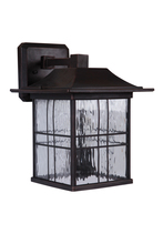 Craftmade Z7814-ABZ - Dorset 2 Light Medium Outdoor Wall Lantern in Aged Bronze Brushed